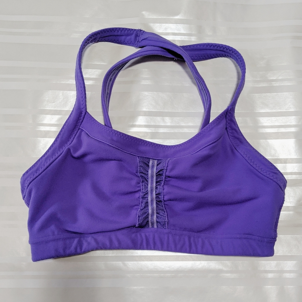 Purple Athleta sports bra